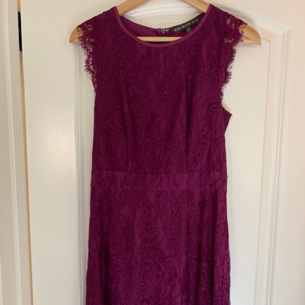 Purple Brixon Ivy lace dress